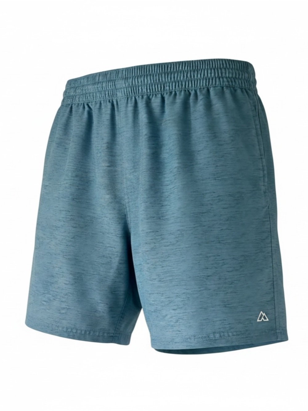 Alpine Design Men's Blue Athletic Shorts Polyester Spandex Elastic Waist Pockets